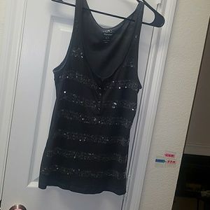 Sequined Tank Top