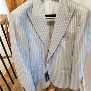Gray Pinstripe Suit