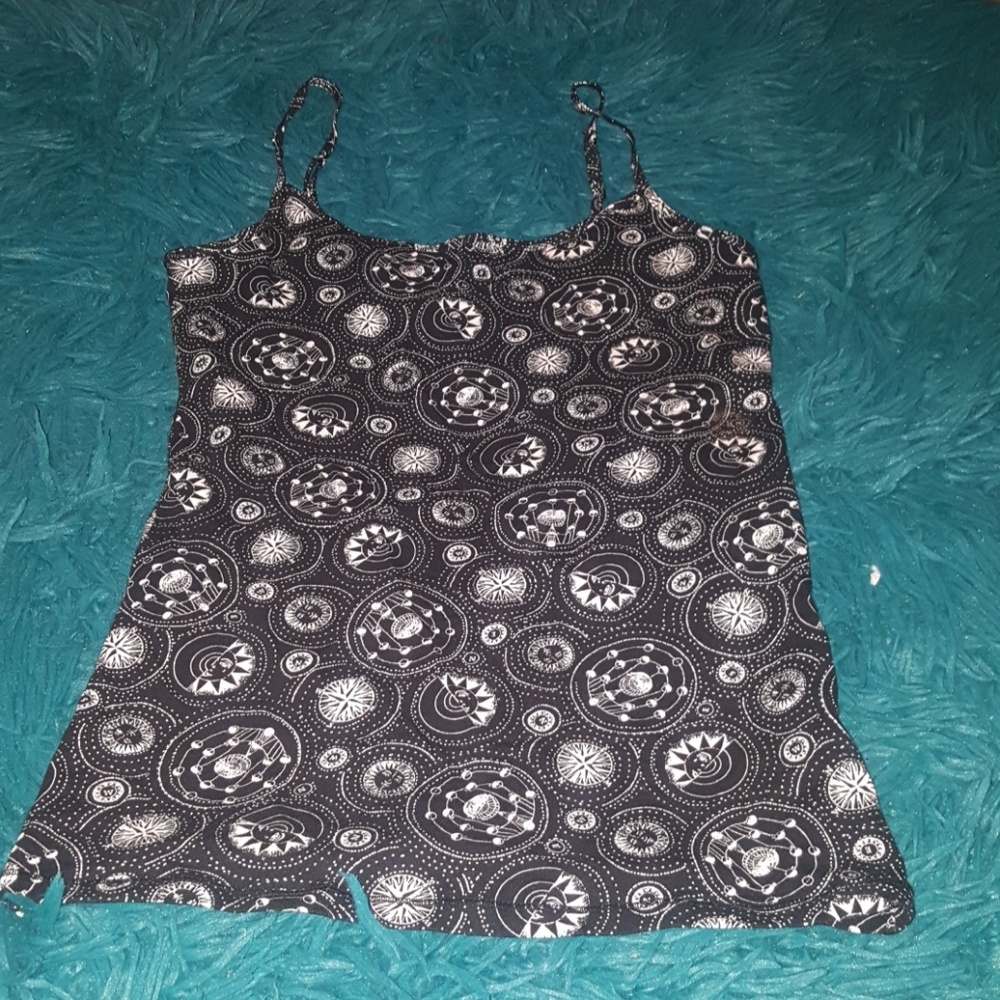 Black and white cami