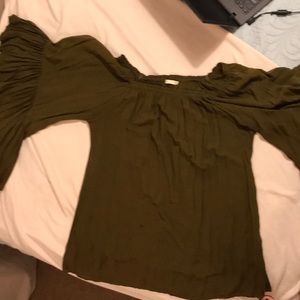 Indah Kamani Off the Shoulder Mini Dress