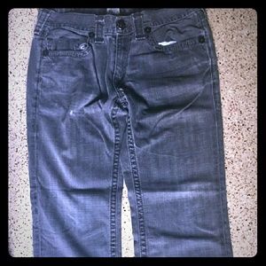 Light gray True Religion jeans Bobby Big T 36/34