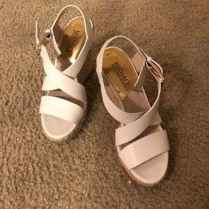 Michael Kors White Wedge