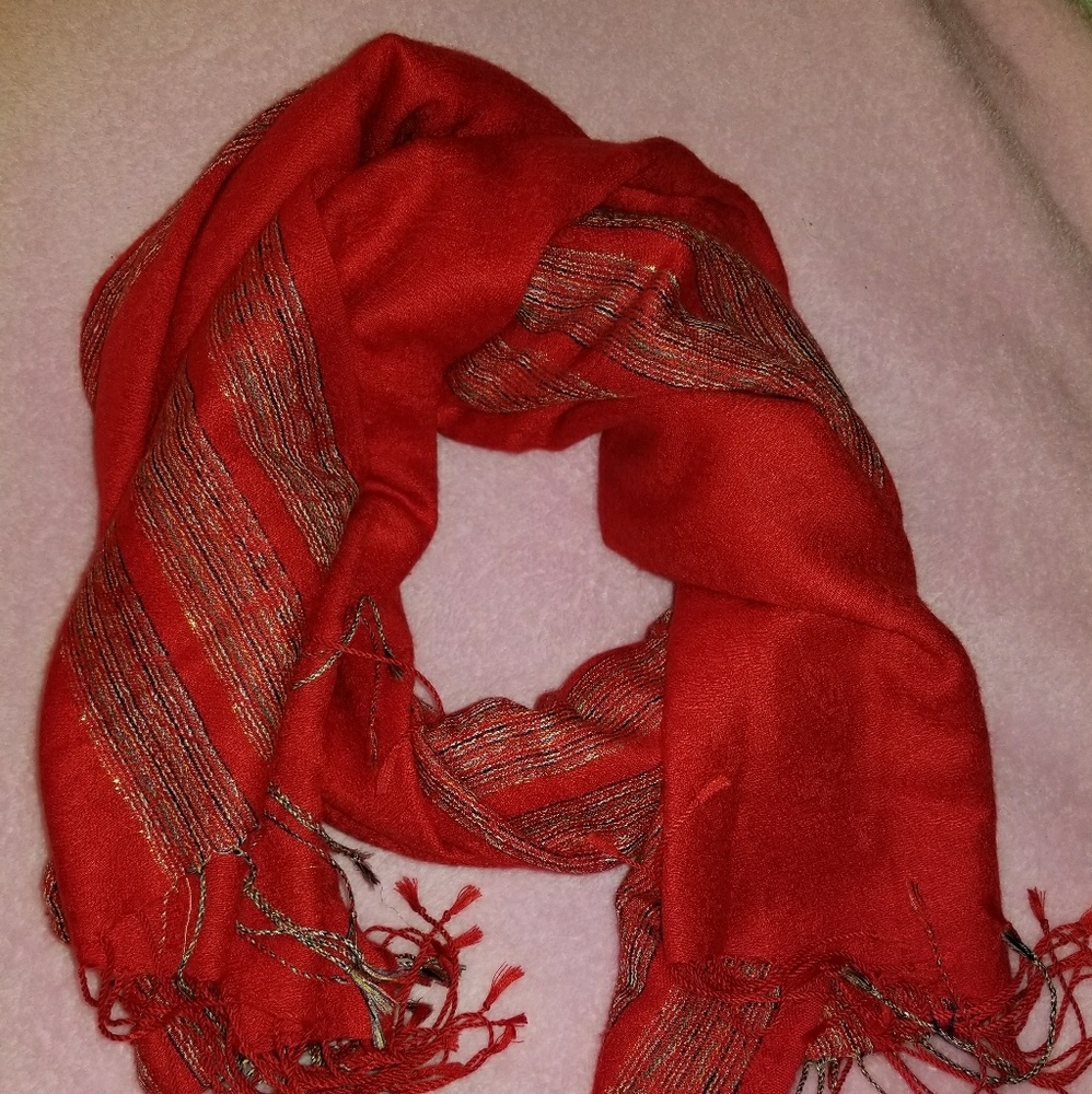 Red scarf