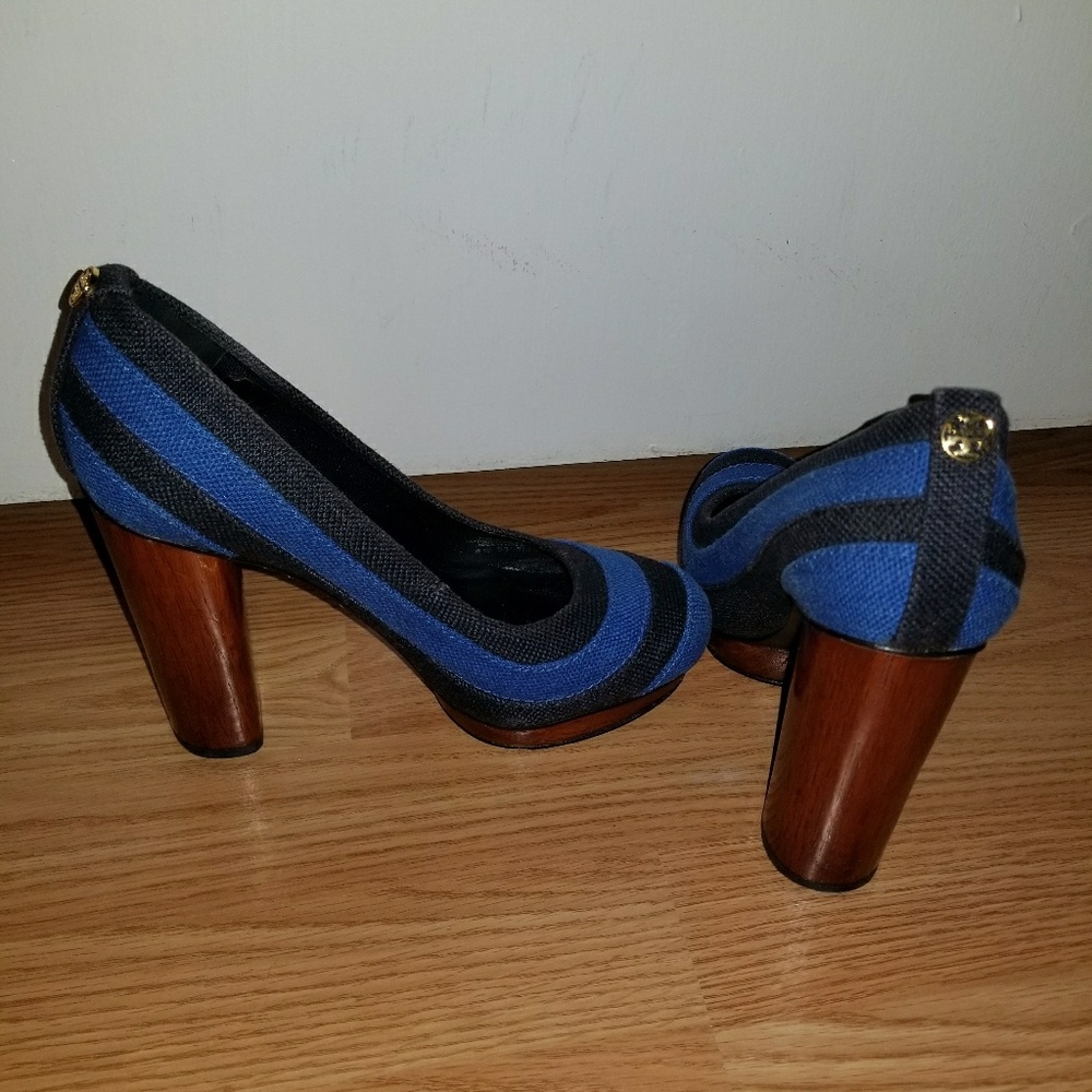 Tory burch wooden heels