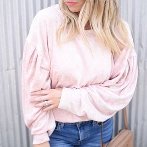 free people • milan velvet top
