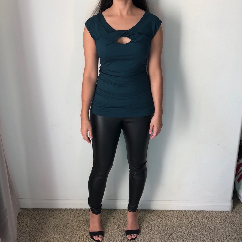 Deep teal shirt