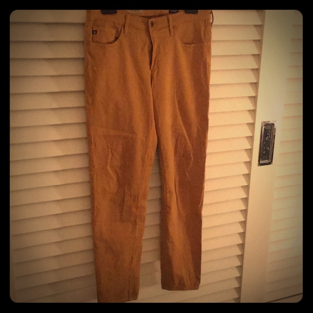 AG Stevie Ankle mustard skinny jeans. 29R.