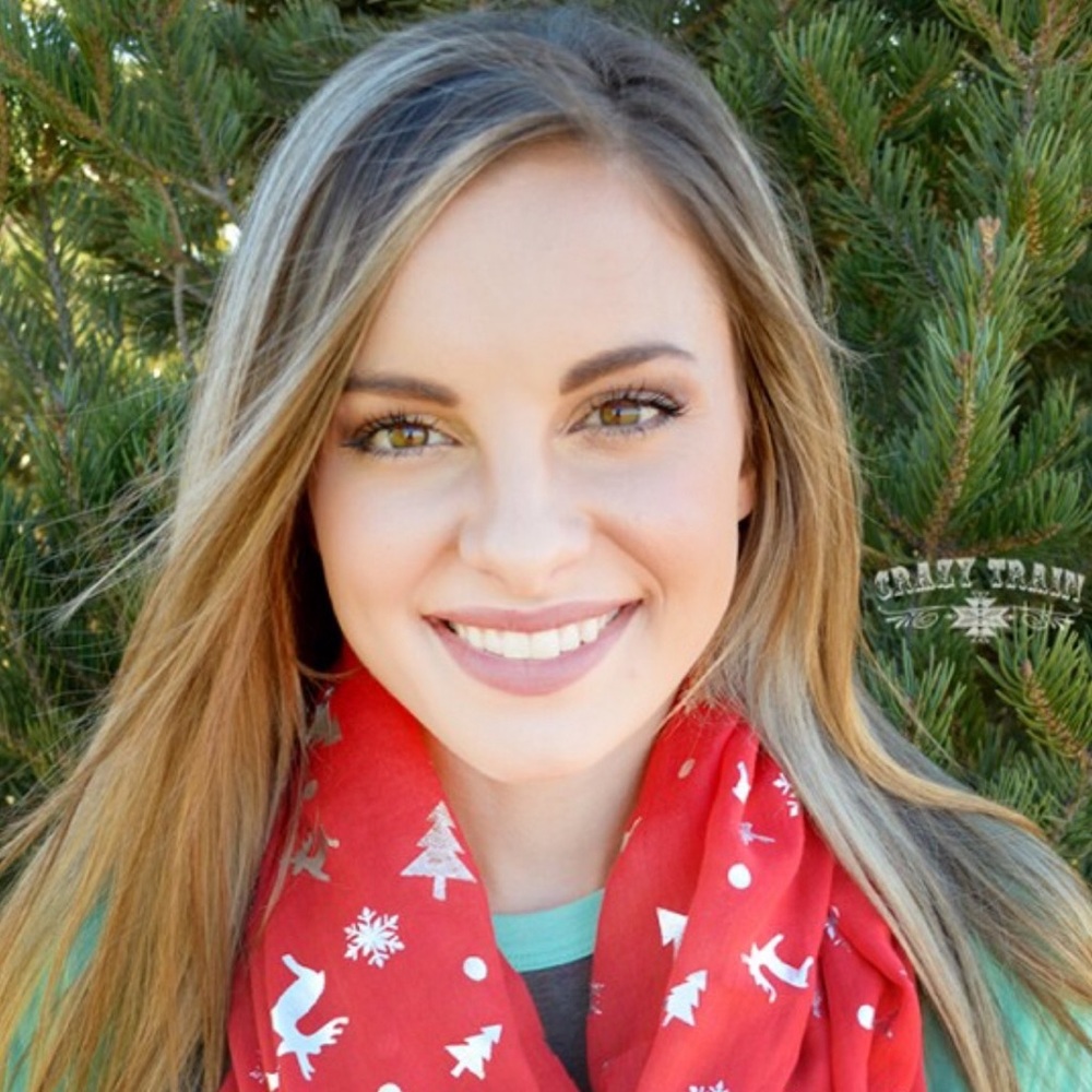 Red Christmas Scarf