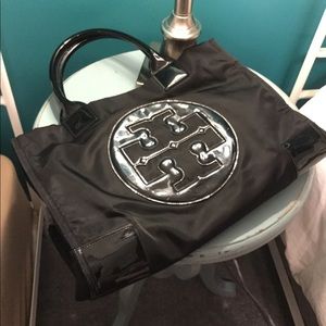 Tory Burch Black Nylon ‘Ella’ Tote