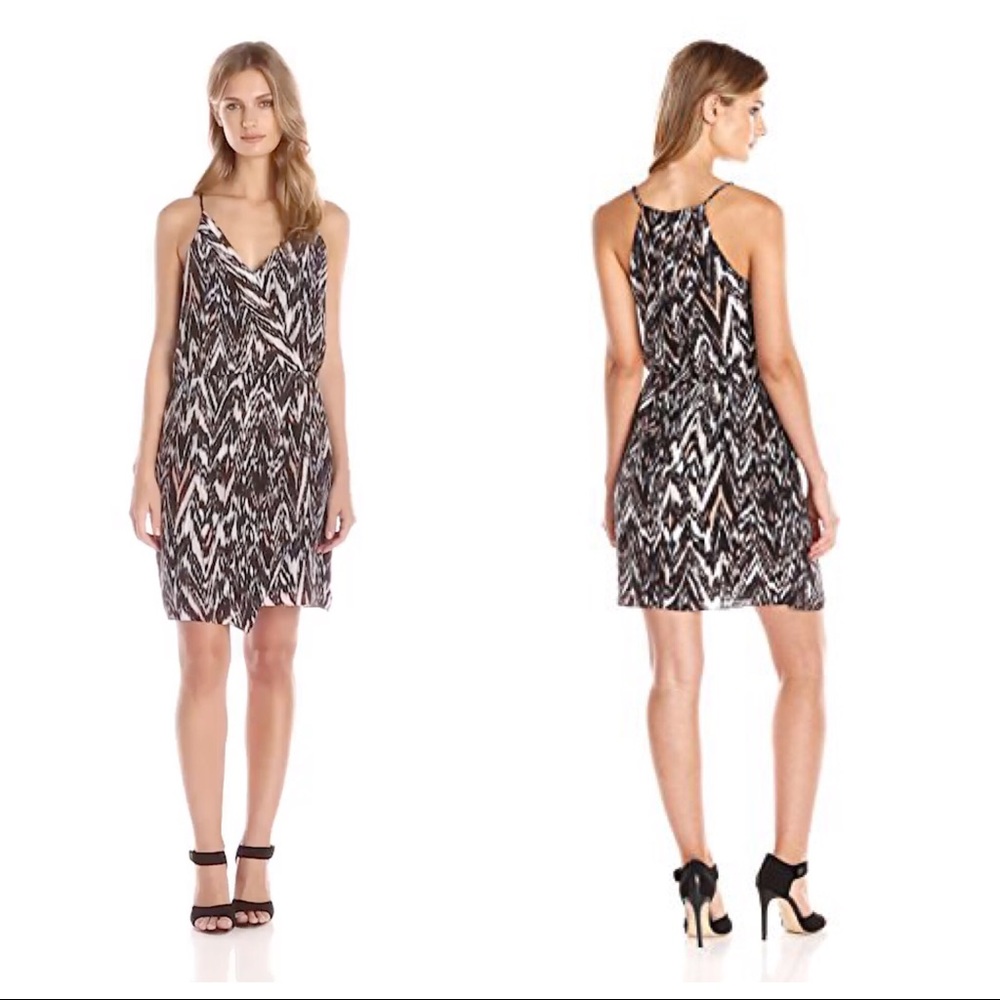 Greylin Rowan Silk Cross Front Dress - Picture 8 of 8