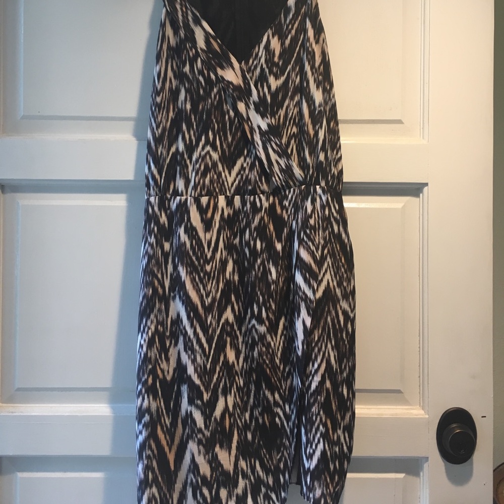 Greylin Rowan Silk Cross Front Dress - Picture 2 of 8
