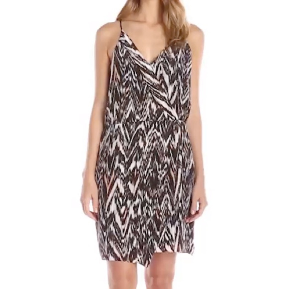 Greylin Rowan Silk Cross Front Dress - Picture 6 of 8