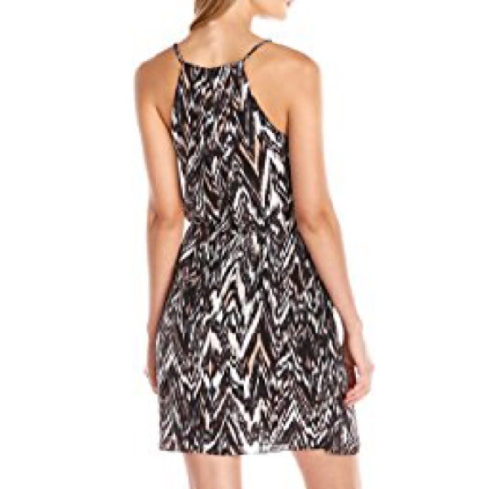 Greylin Rowan Silk Cross Front Dress - Picture 7 of 8