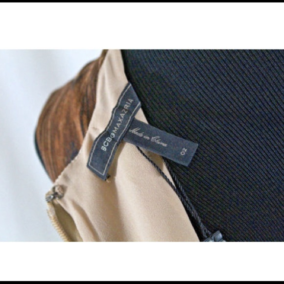 BCBG MaxAzria Pencil Dress 2 Sleeveless Brown NWT - Picture 4 of 5