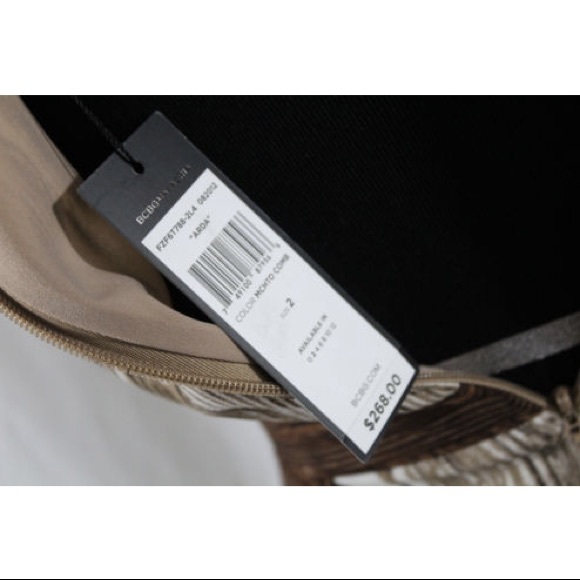 BCBG MaxAzria Pencil Dress 2 Sleeveless Brown NWT - Picture 5 of 5