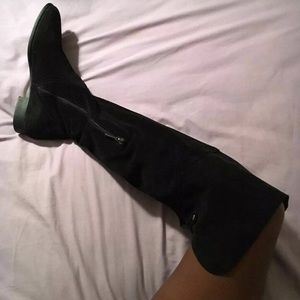 Zara Knee High Suede Boots