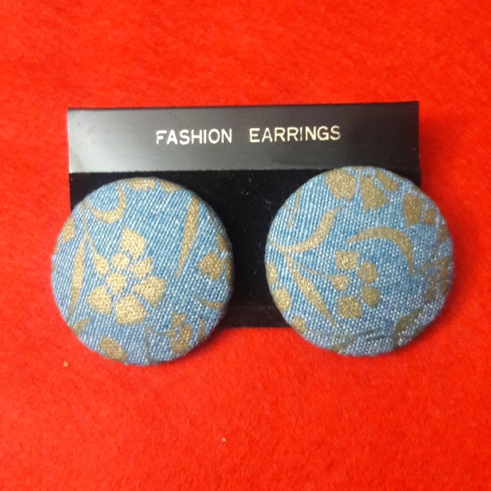 Demin Earrings