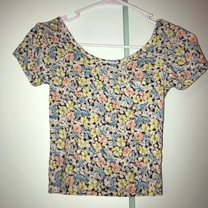 Flower crop top