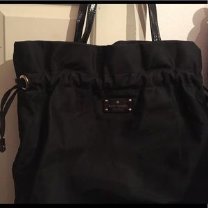 Black Kate Spade Strapped Purse