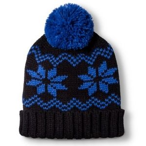 MoonShadow black & blue beanie