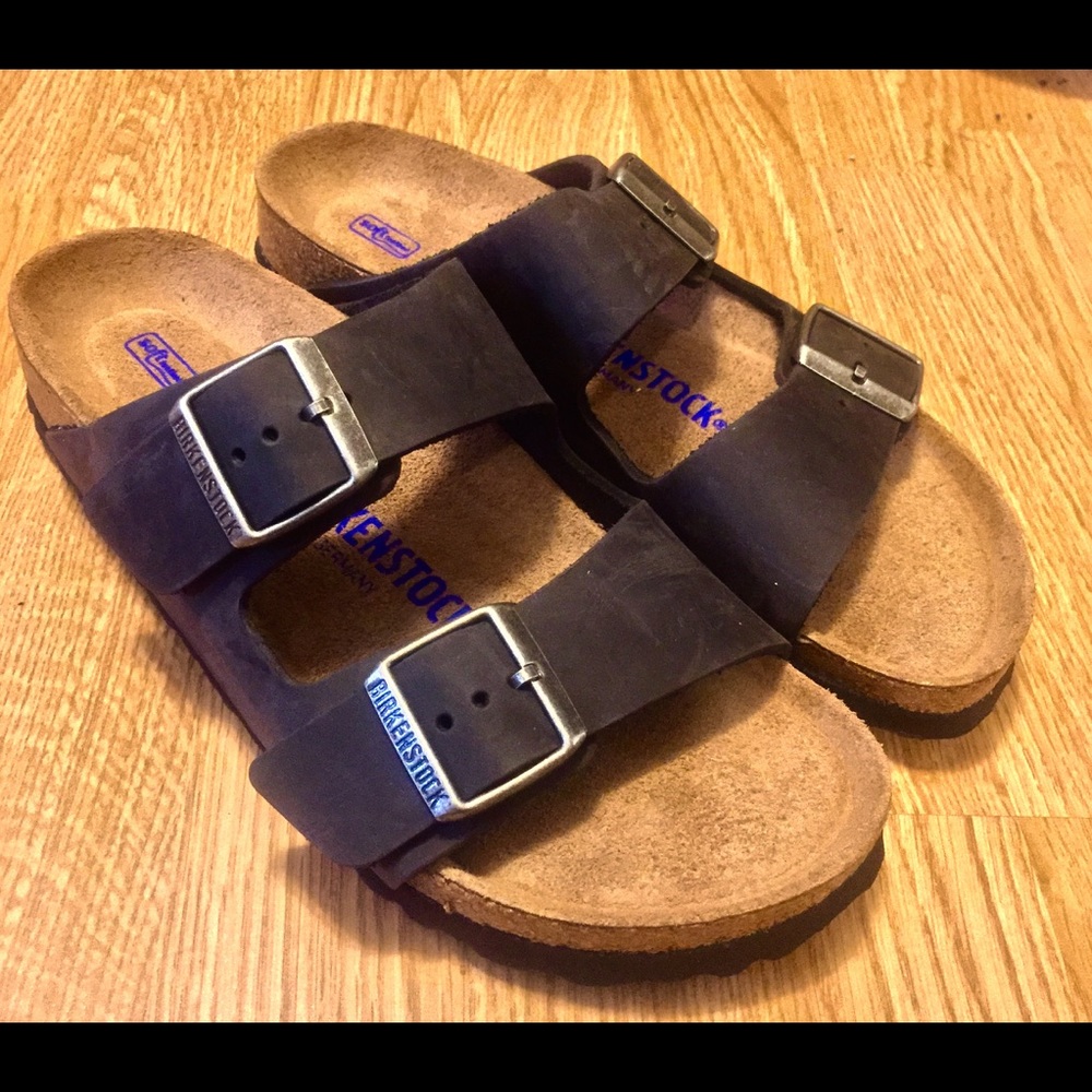 xxxSOLDxxx Birkenstock Arizona Black Oiled Leather
