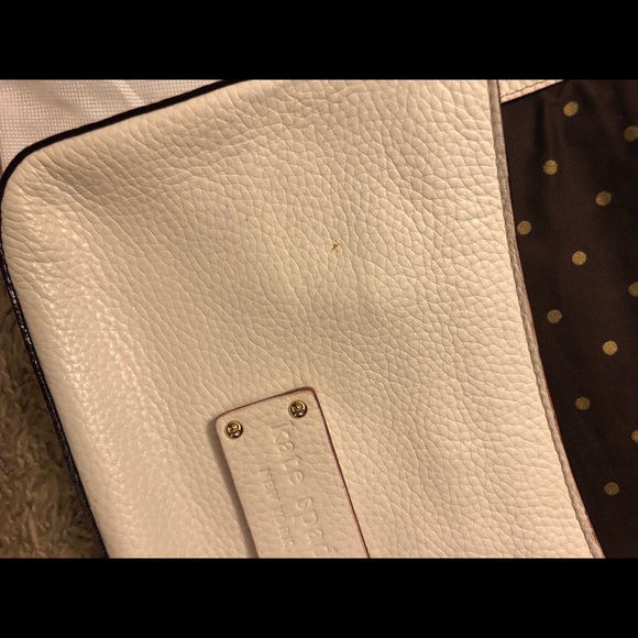 Kate Spade purse, small brown stain, see pics - Picture 3 of 4