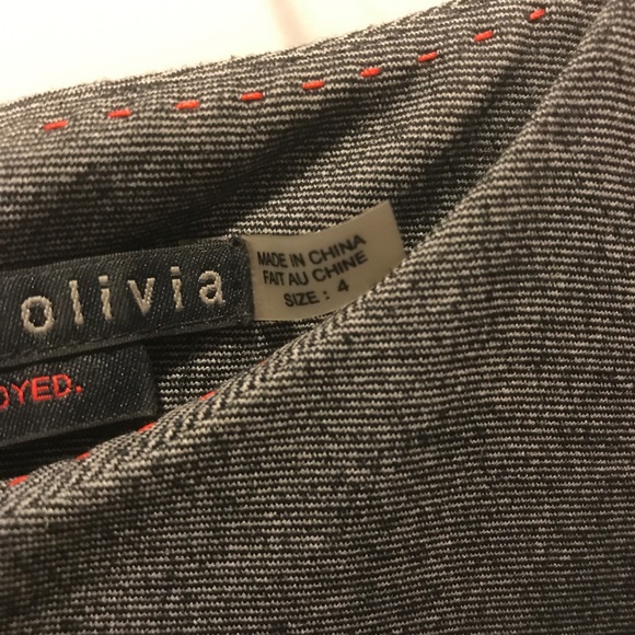 Alice + Olivia Adeline cap sleeve peplum grey - Picture 4 of 7