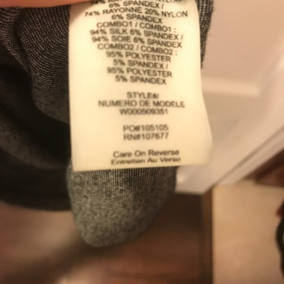 Alice + Olivia Adeline cap sleeve peplum grey - Picture 6 of 7