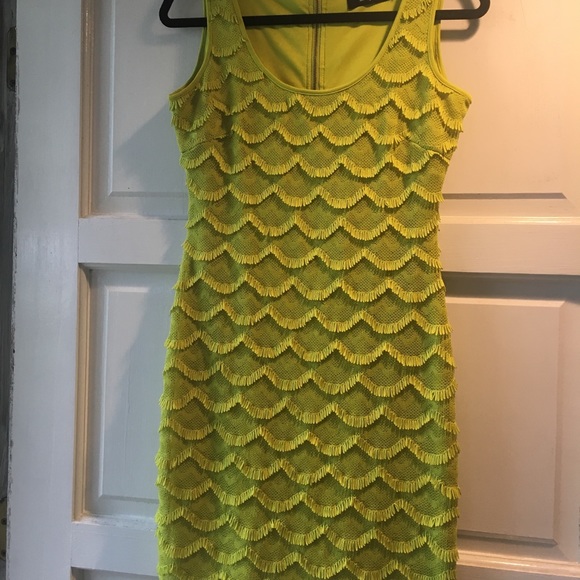 Guess Scallop Fringe Tiered Dress - Picture 2 of 8