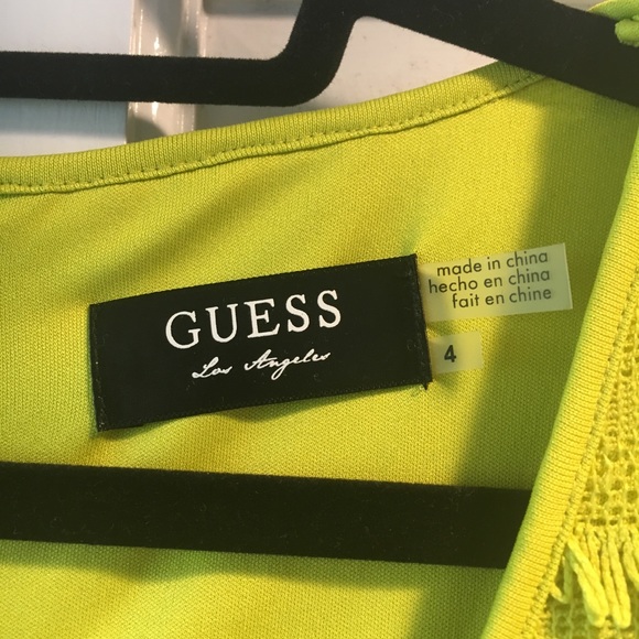 Guess Scallop Fringe Tiered Dress - Picture 6 of 8