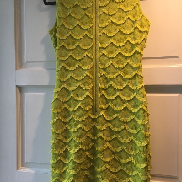 Guess Scallop Fringe Tiered Dress - Picture 3 of 8