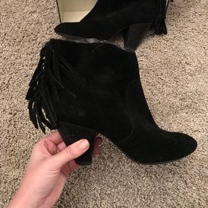 Jessica Simpson Fringe Booties