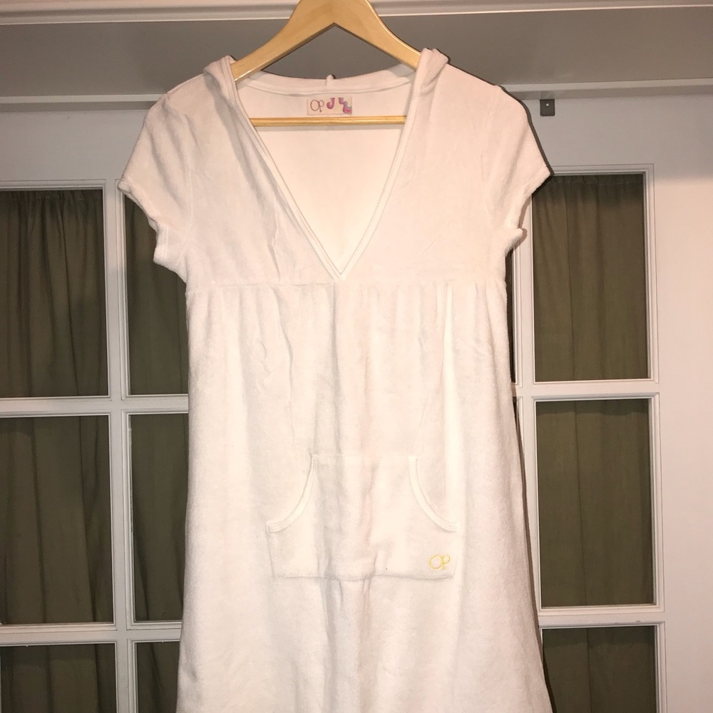 Op M/L hooded cover up