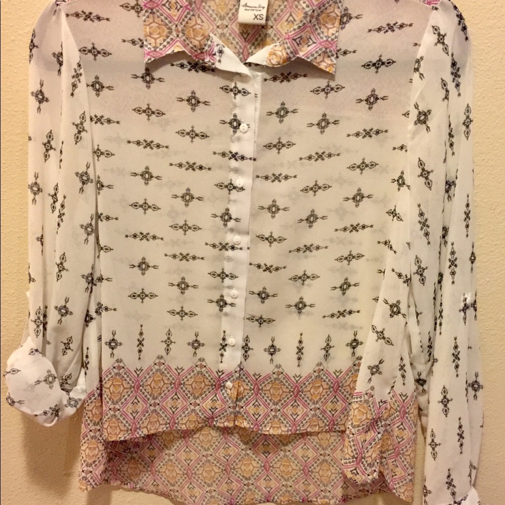American Rag High-Low Top - Picture 2 of 7