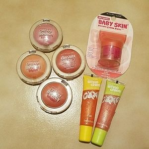 💯Maybelline & Cover Girl Cheek & Lip