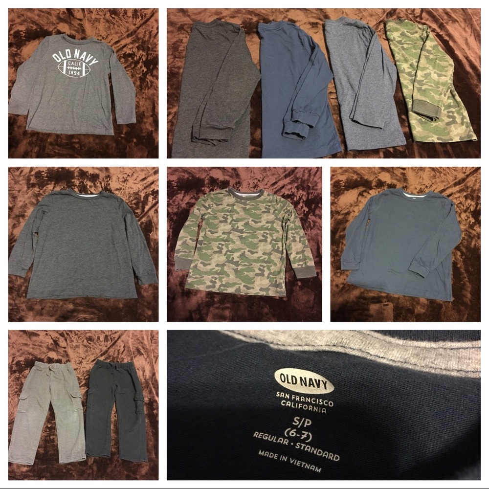 ❗️SOLD❗️Boys (size Small 6/7) Clothes Bundle - Picture 1 of 8