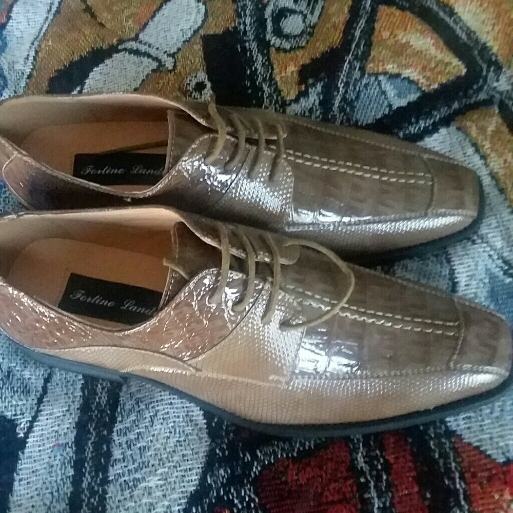 Tan Reptile Shoes
