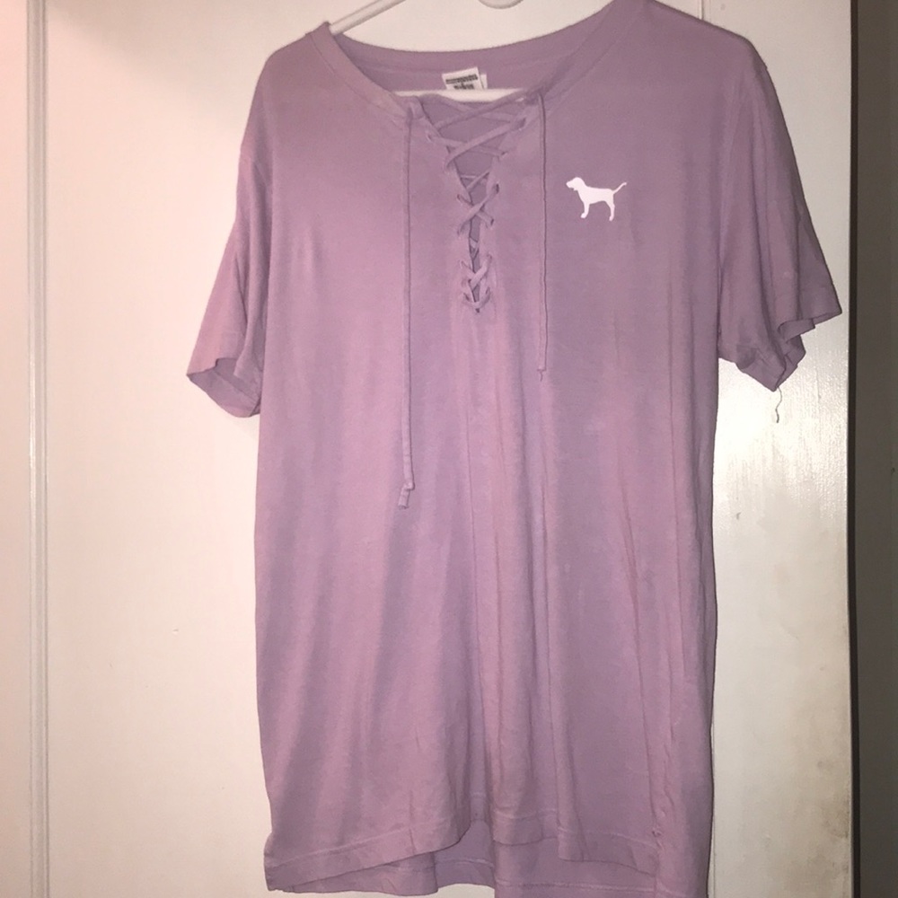 Pink over sized shirt
