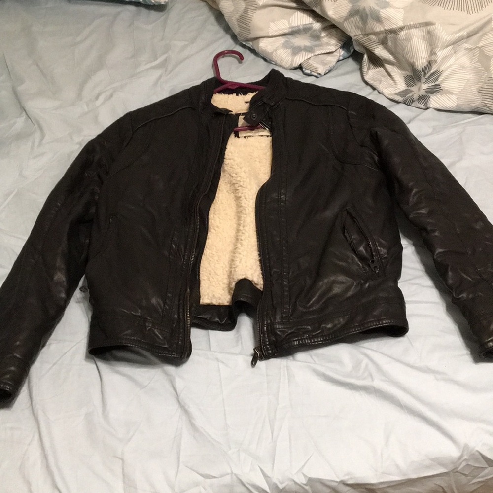 Leather jacket