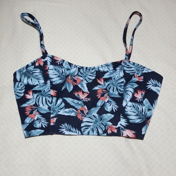 {Forever 21} Tropical Bralette - Picture 1 of 6