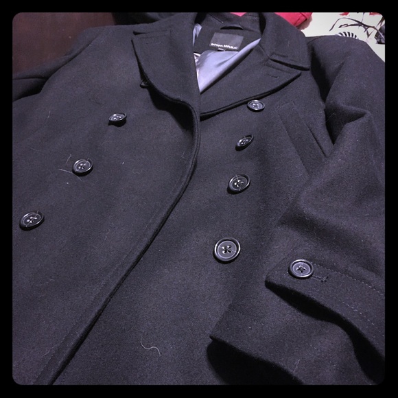 banana republic wool peacoat