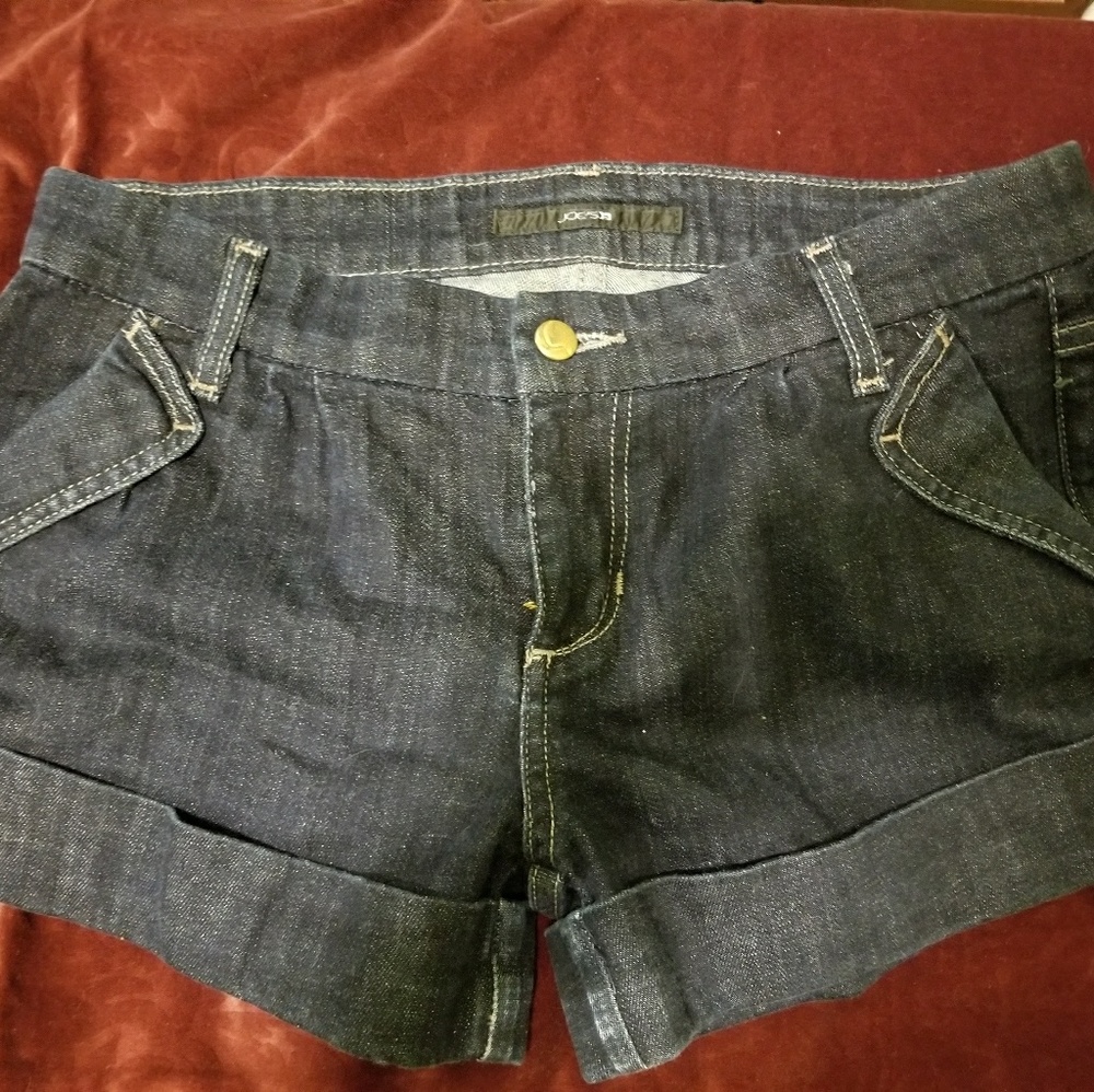 Dark Denim Joes Cuffed Shorts