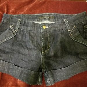 Dark Denim Joes Cuffed Shorts