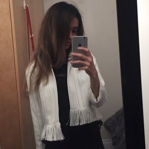 Karl Lagerfeld Open Jacket (Cropped Blazer)