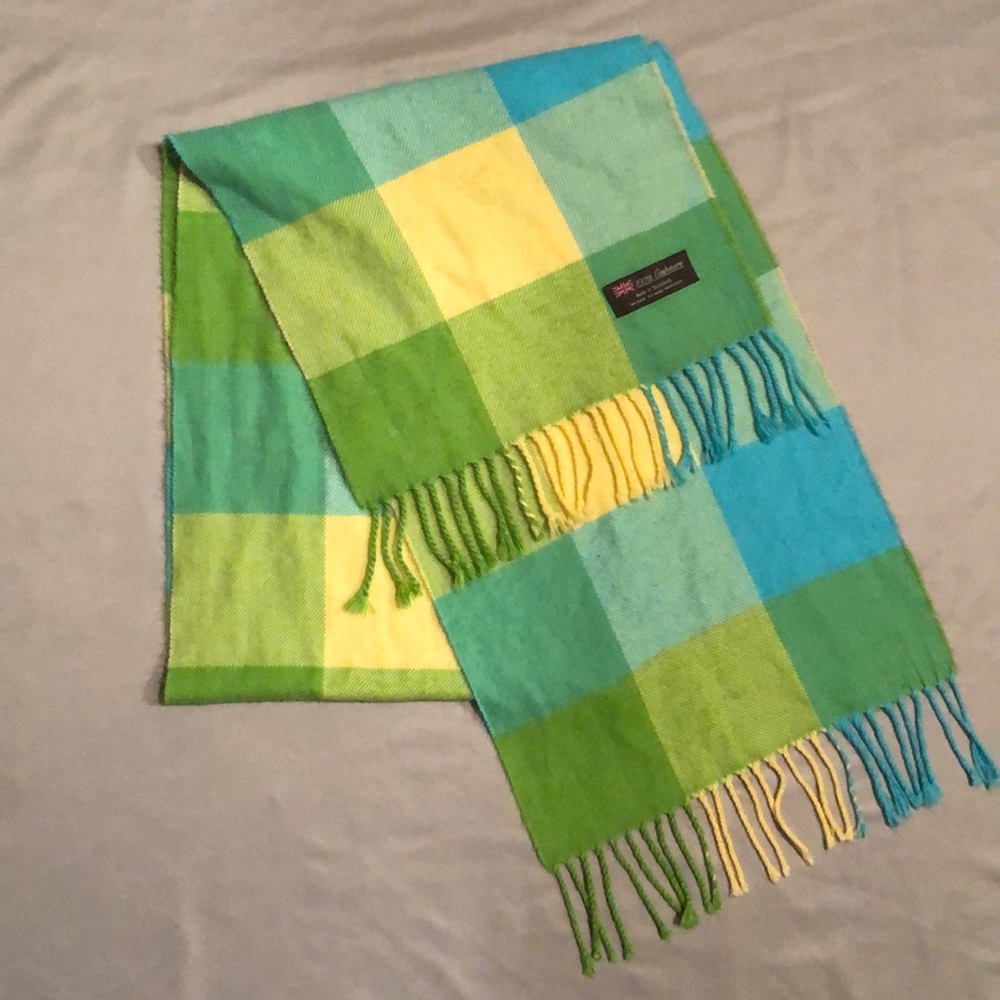 SOLD — Colorful cashmere scarf
