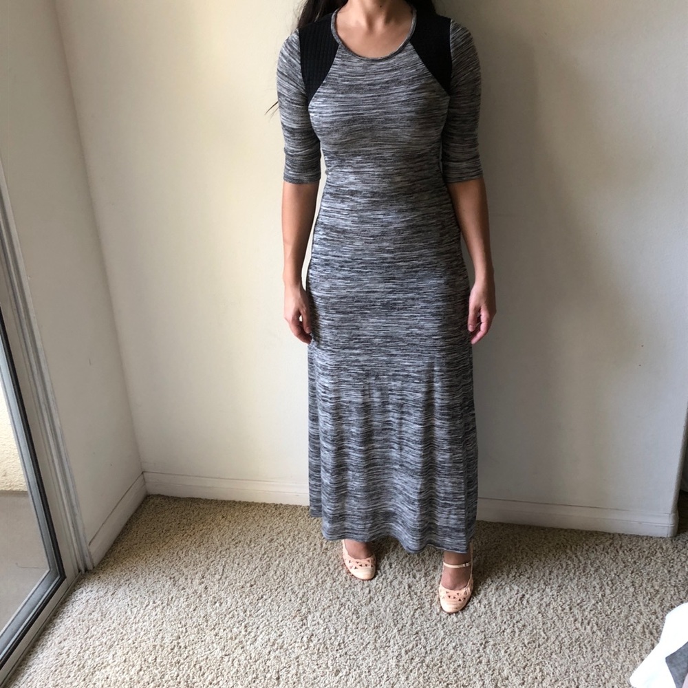 B&W Maxi Dress