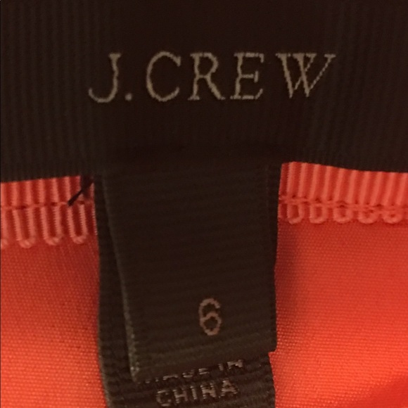 J. Crew Pleated Mini Skirt, Size 6, Salmon/Peach - Picture 7 of 8