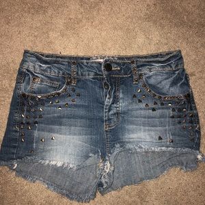 Denim shorts