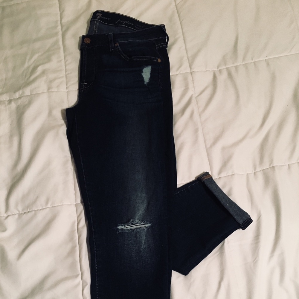 7 For All Mankind “Josefina” skinny boyfriend jean