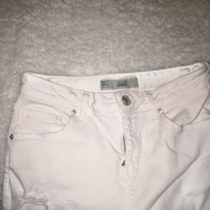 Topshop Jamie Jeans Ripped White